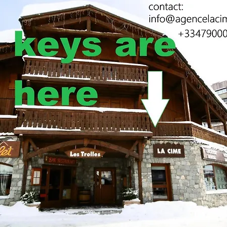 Résidence Cimes De Caron - Location: Avec Un Grand Balcon Au Sud Pour 8 ! Mae-9015 * Val Thorens