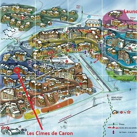 Cimes De Caron - Location: Avec Un Grand Balcon Au Sud Pour 8 ! Mae-9015 Apartment